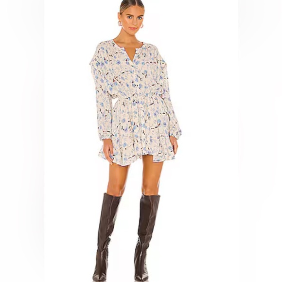 Free People Dresses & Skirts - FREE PEOPLE Flower Fields Mini Dress in Light Combo